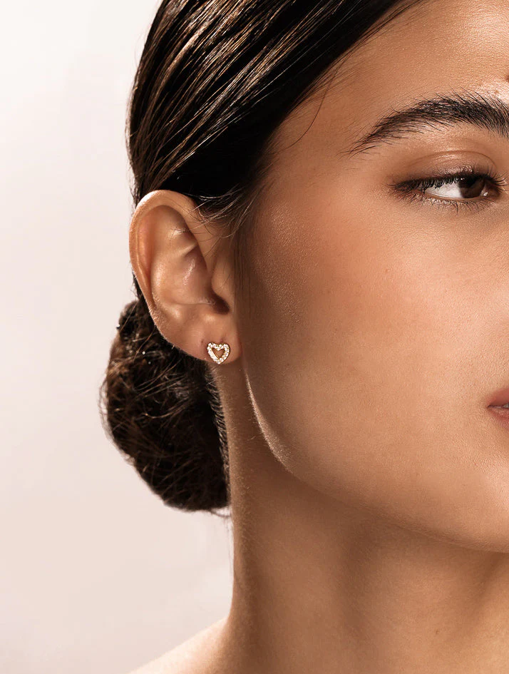 Alma Stud Earring in Silver - Image 5