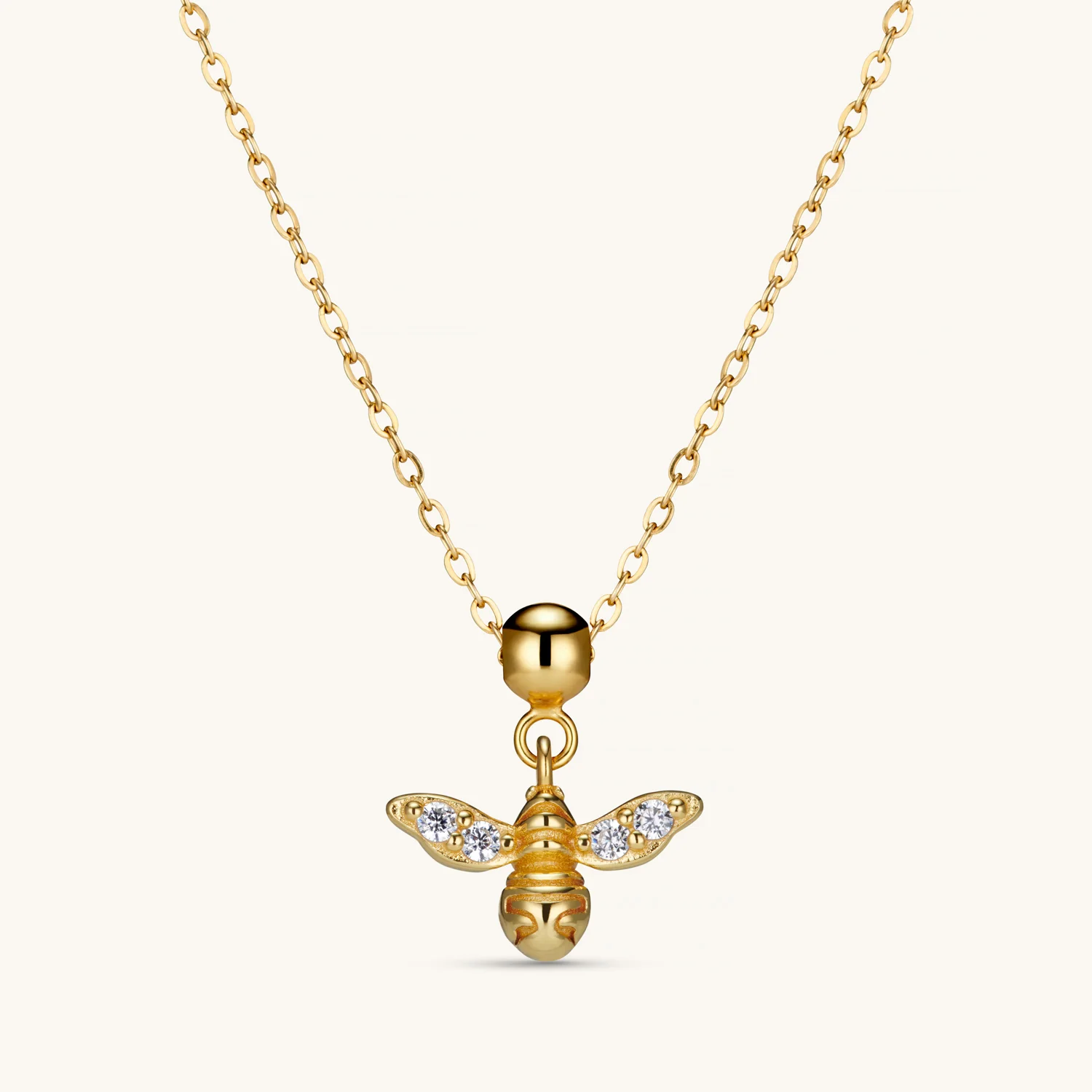 Bee Charm Gold - Image 3