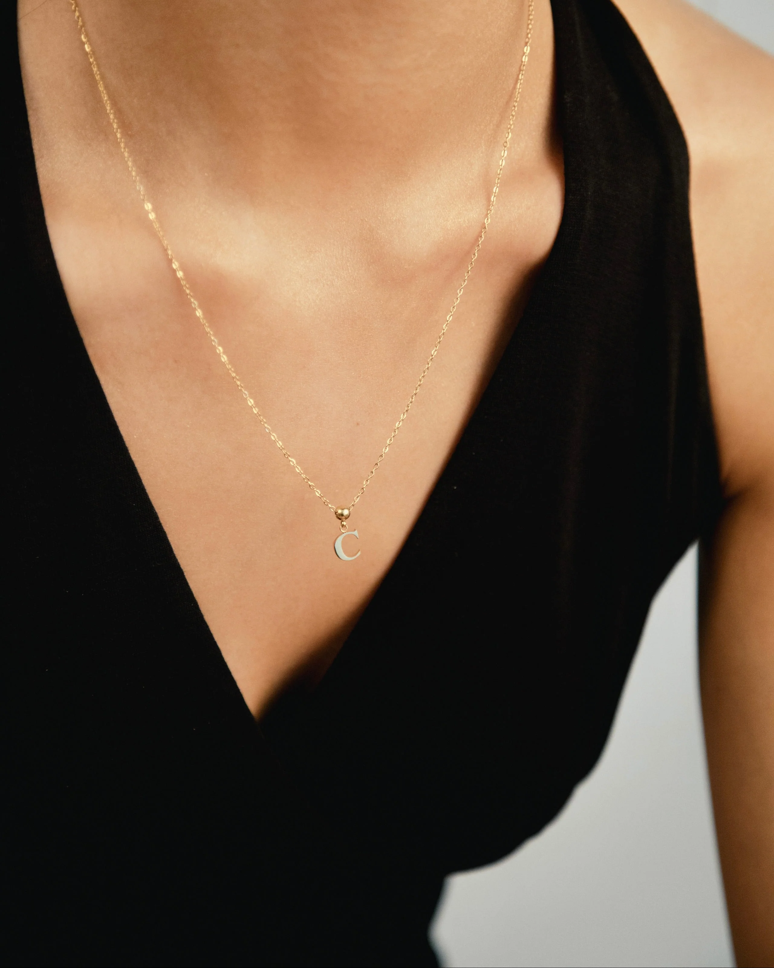 C Classic Initial Charm Gold - Image 2