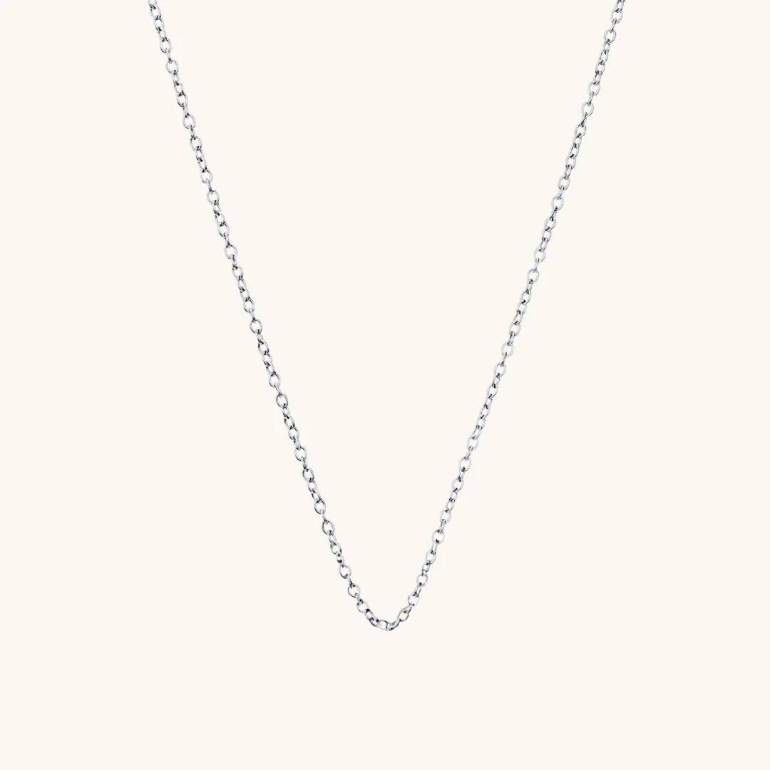 Classic Charm Necklace Silver