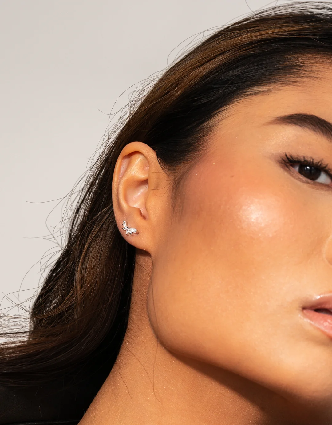 Crystal Climber Studs Silver - Image 2