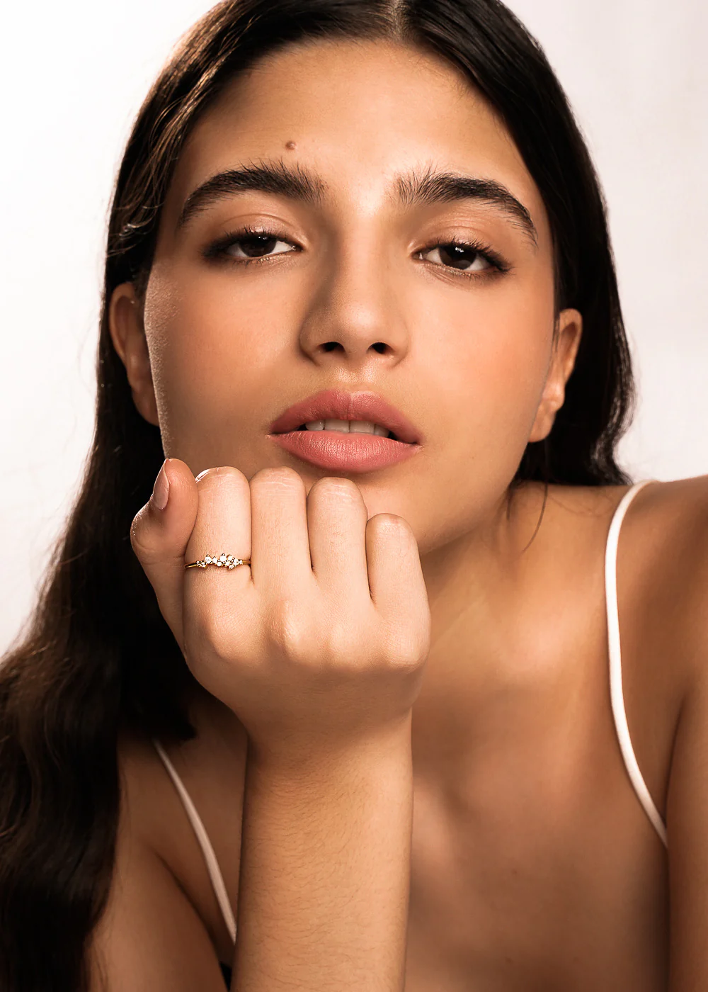Crystal Ring in Gold - Image 5