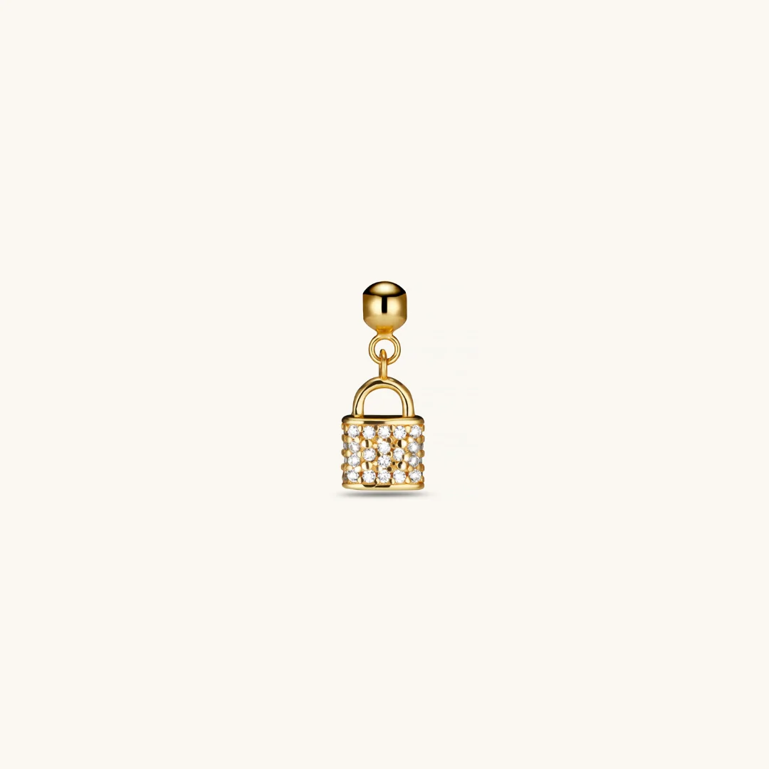 Lock Charm Gold