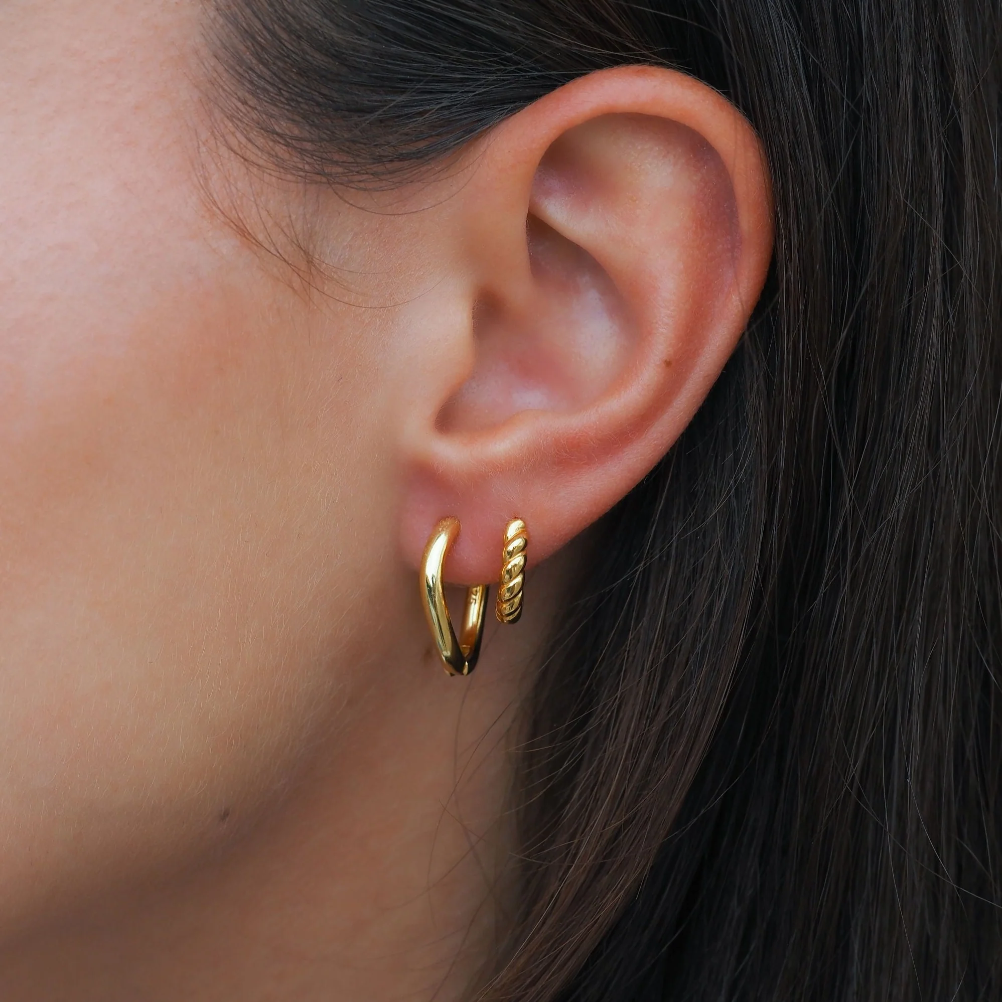 Eternal Rope Huggies in Gold - Image 6