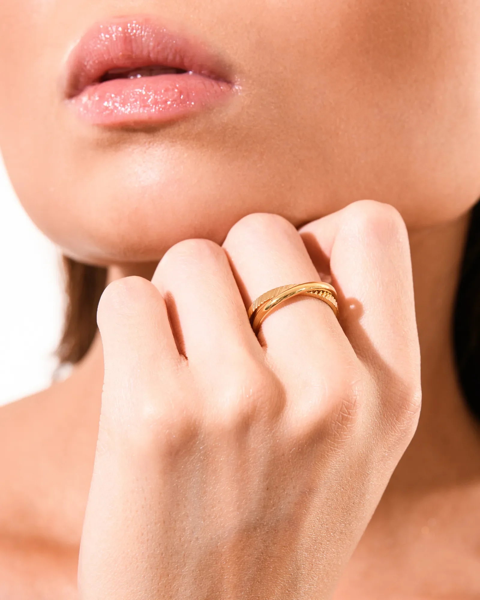 Layered Ring Gold - Image 2
