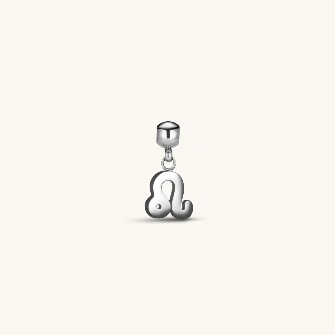 Leo Classic Charm Silver