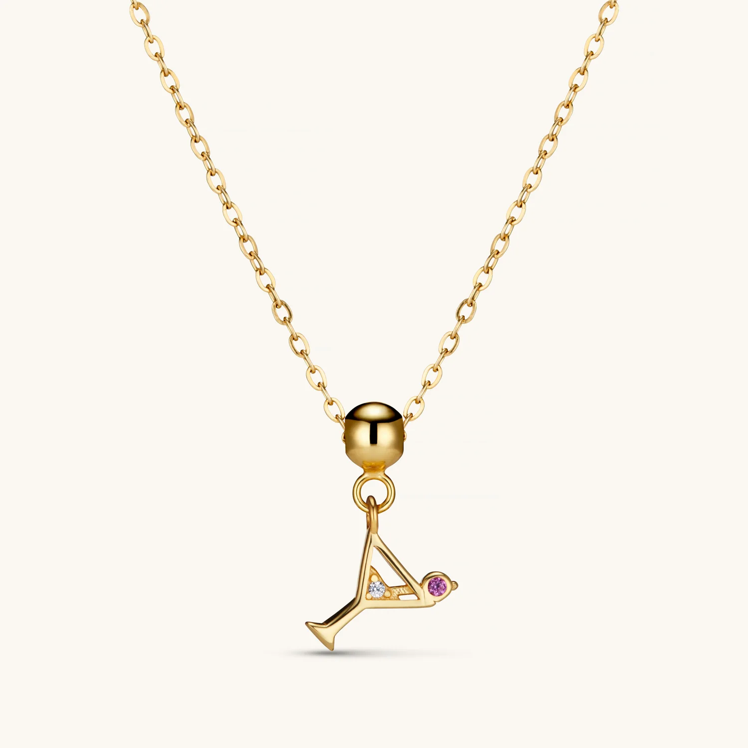 Martini Charm Gold - Image 3