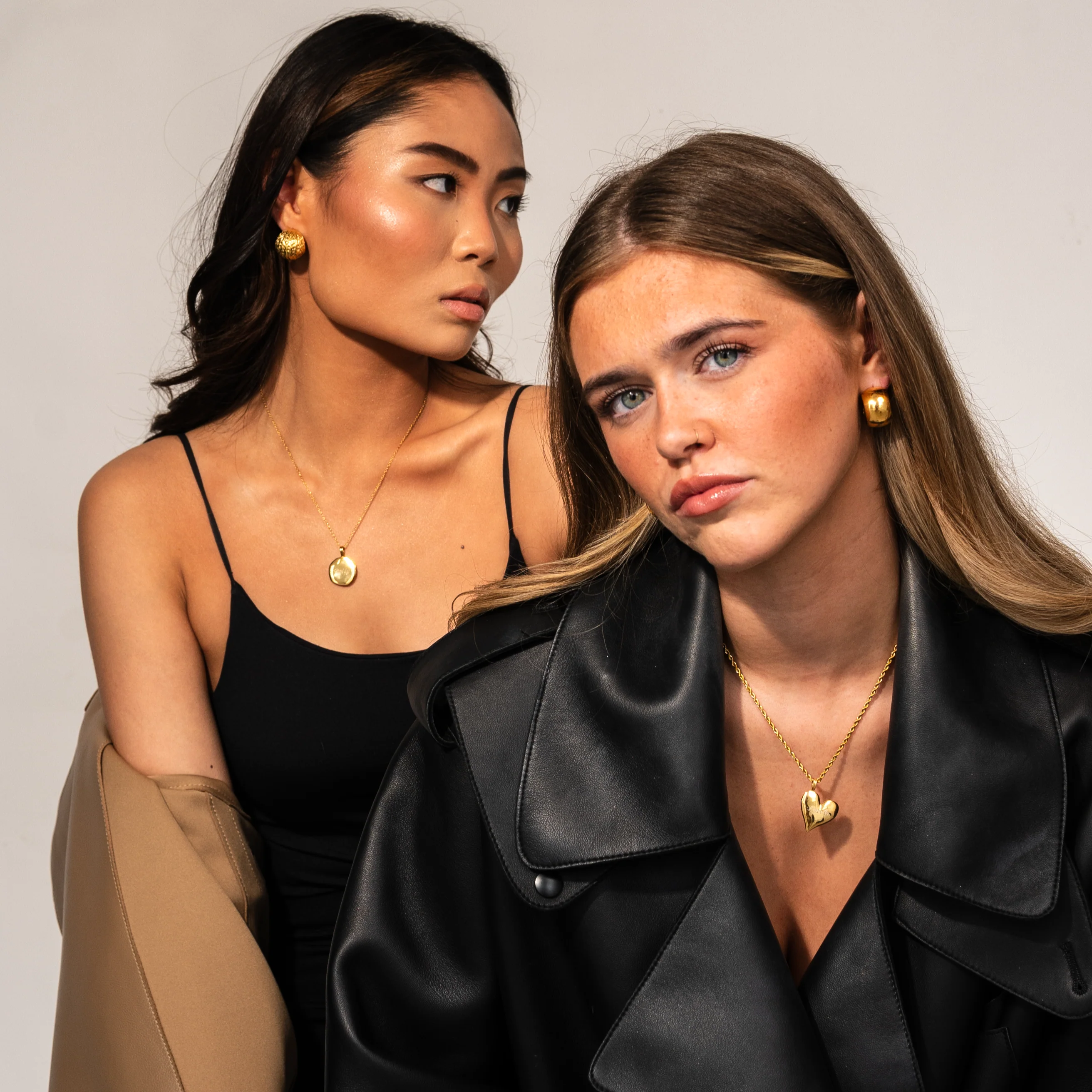 Maya Necklace & Épique Earrings Small - Matching Set - Image 10