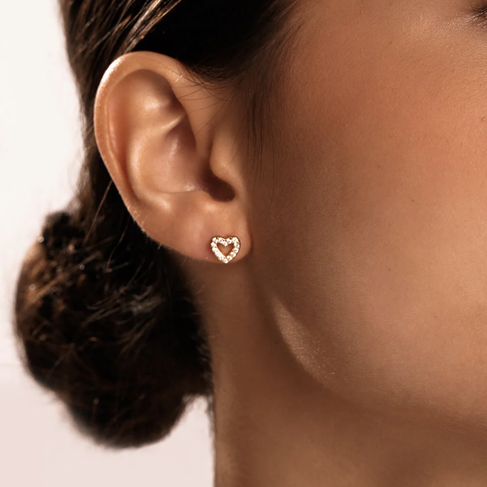 Alma Stud Earring in Silver - Image 4