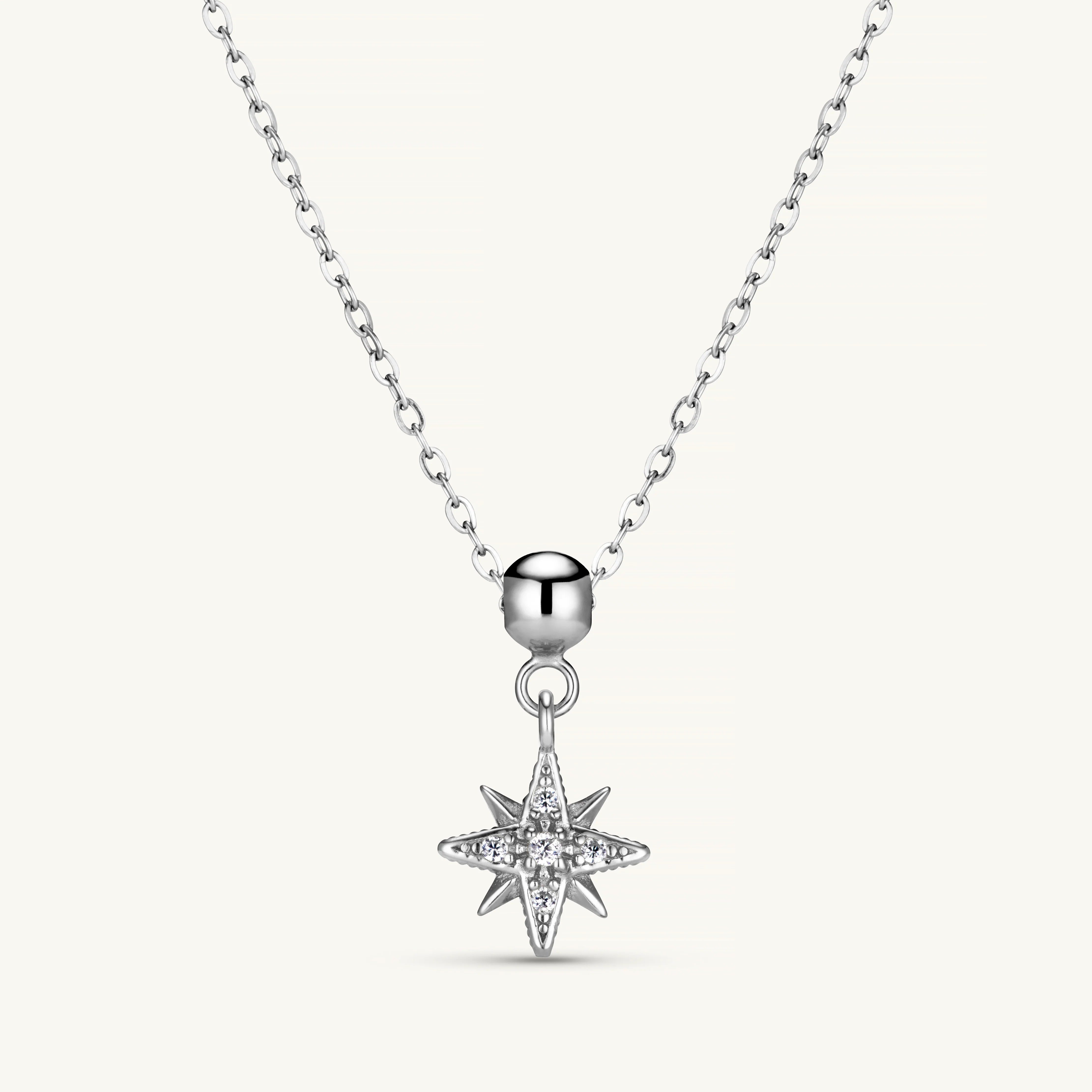 North Star Charm Silver - Image 3