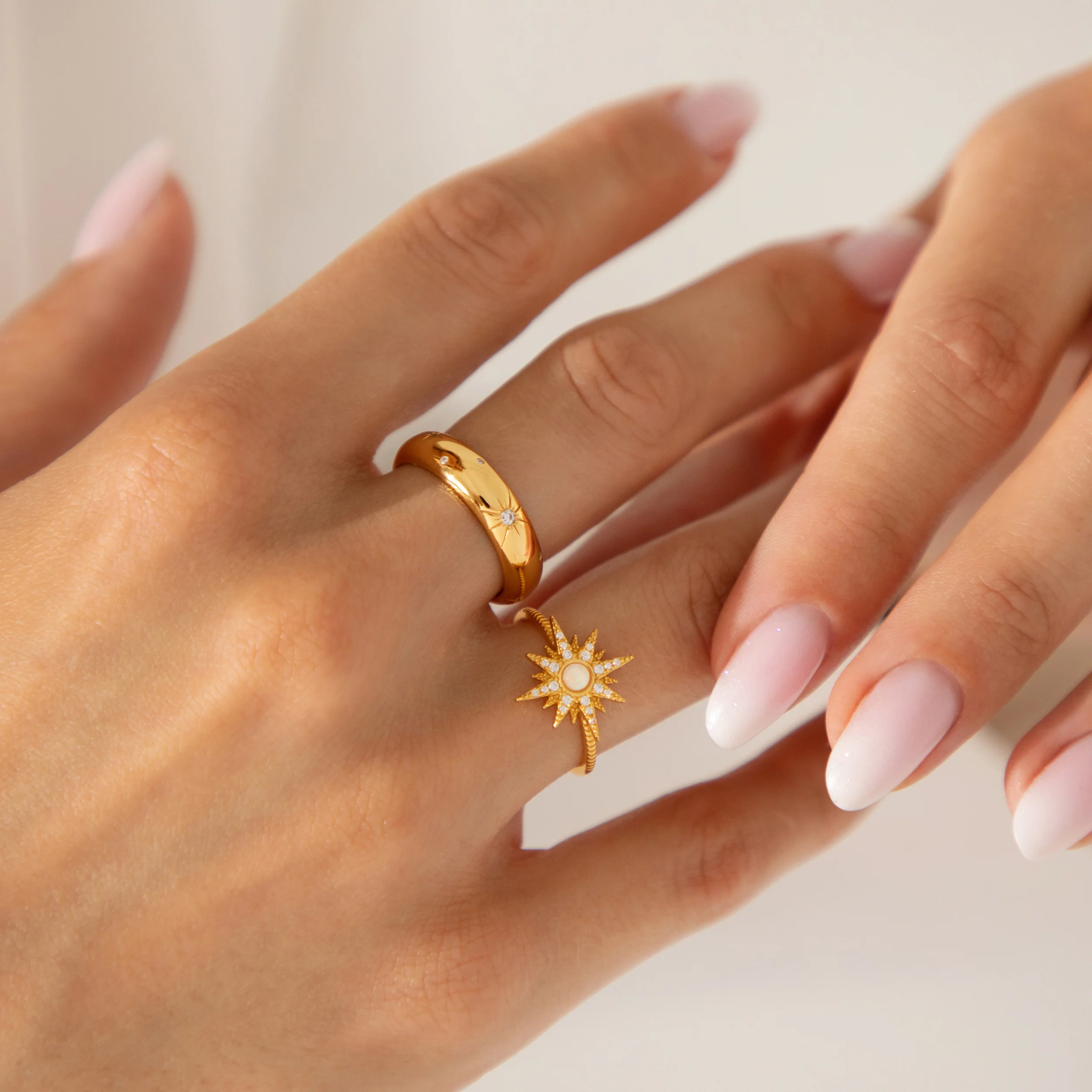North Star Ring in Silver - Image 3