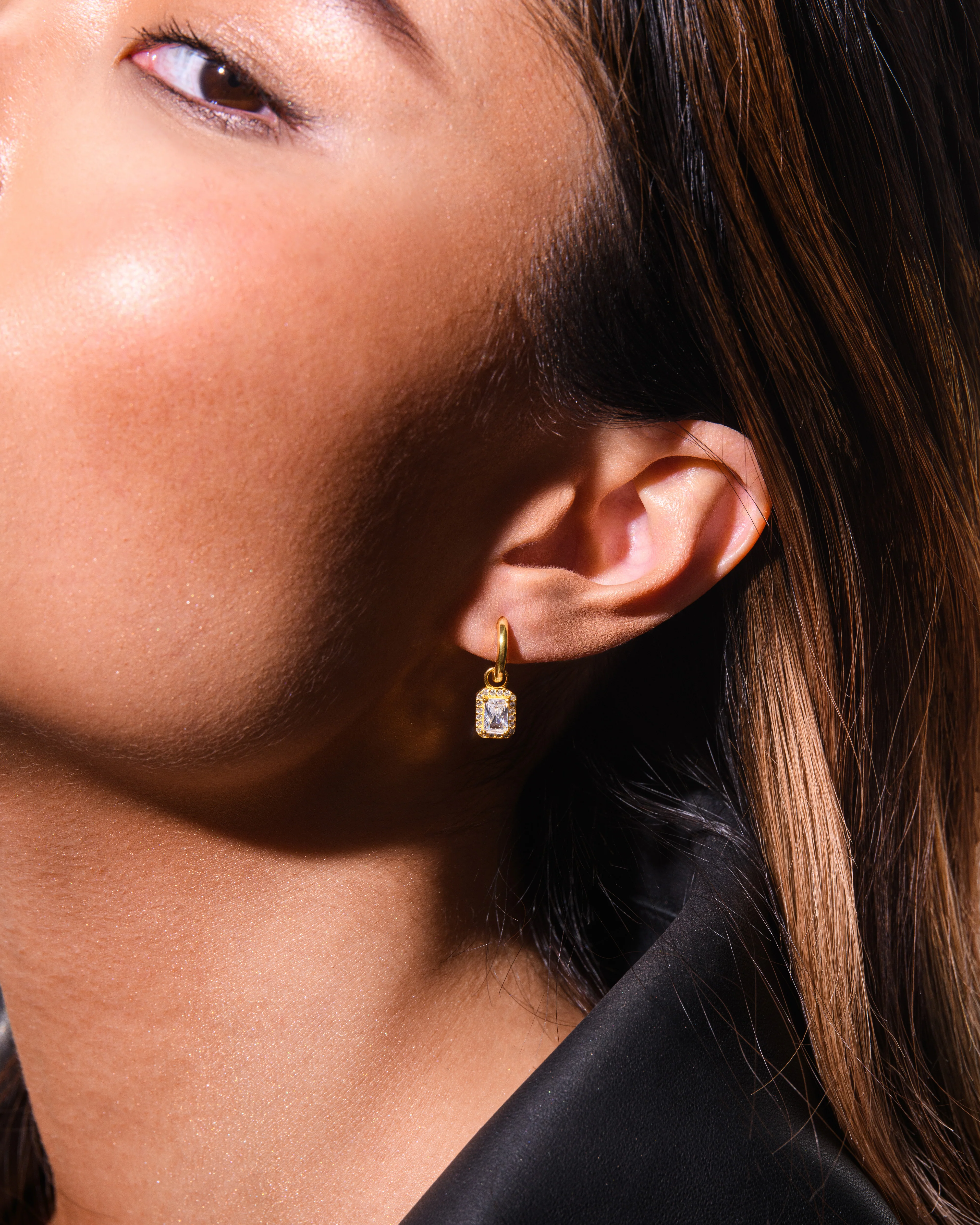 Radiance Hoops In Silver - Image 3