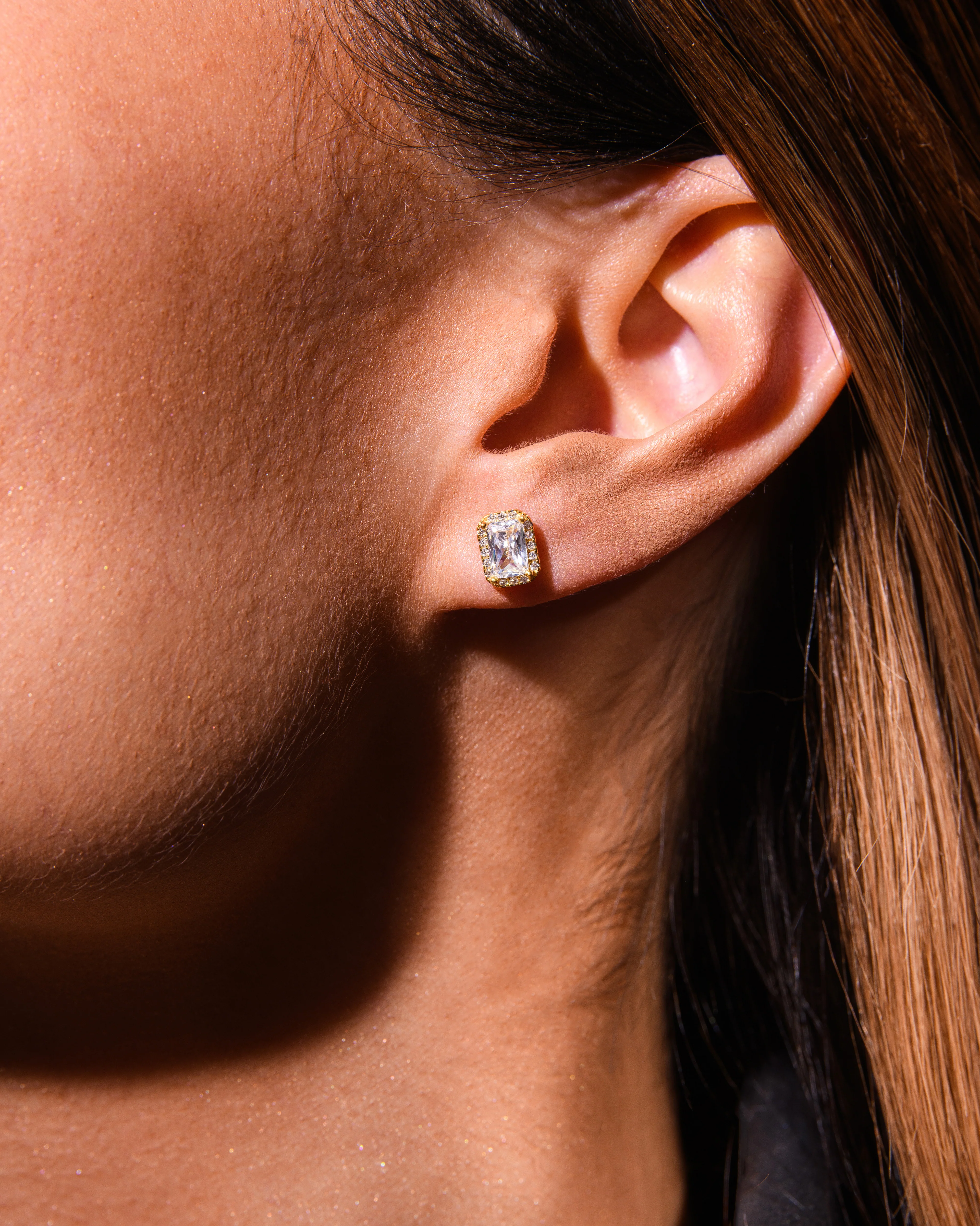 Radiance Stud Earrings In Silver - Image 3