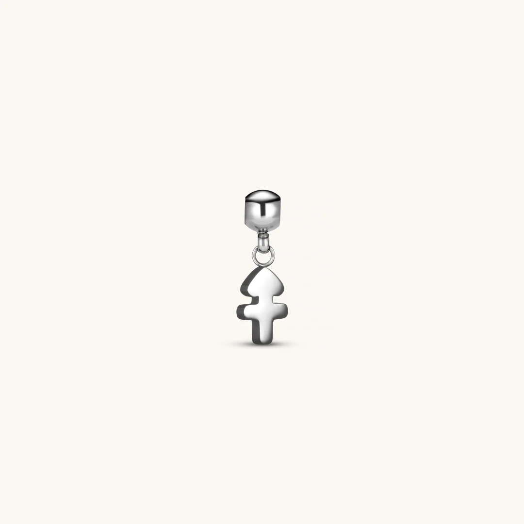 Sagittarius Classic Charm Silver