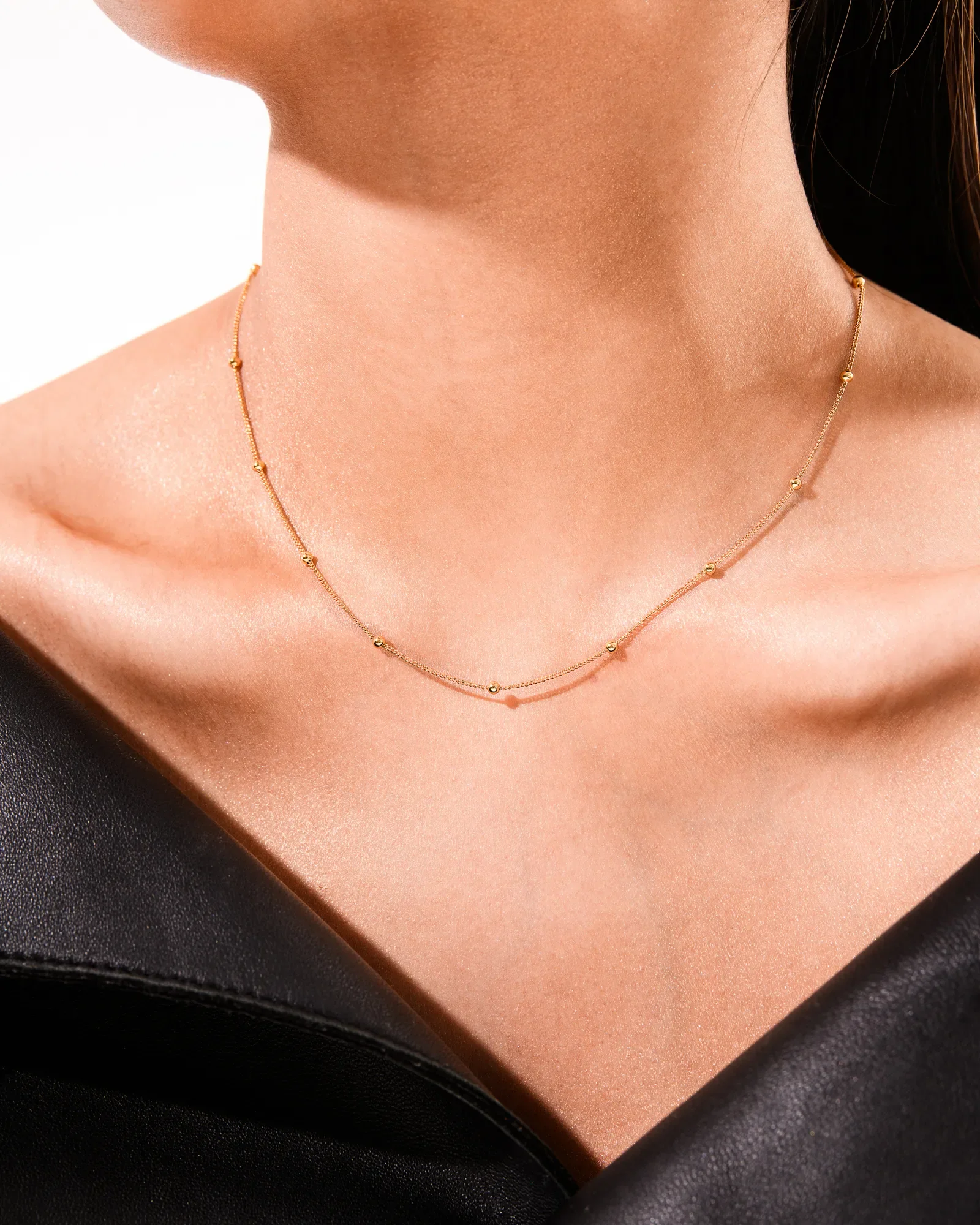 Sphere Necklace Silver - Image 2