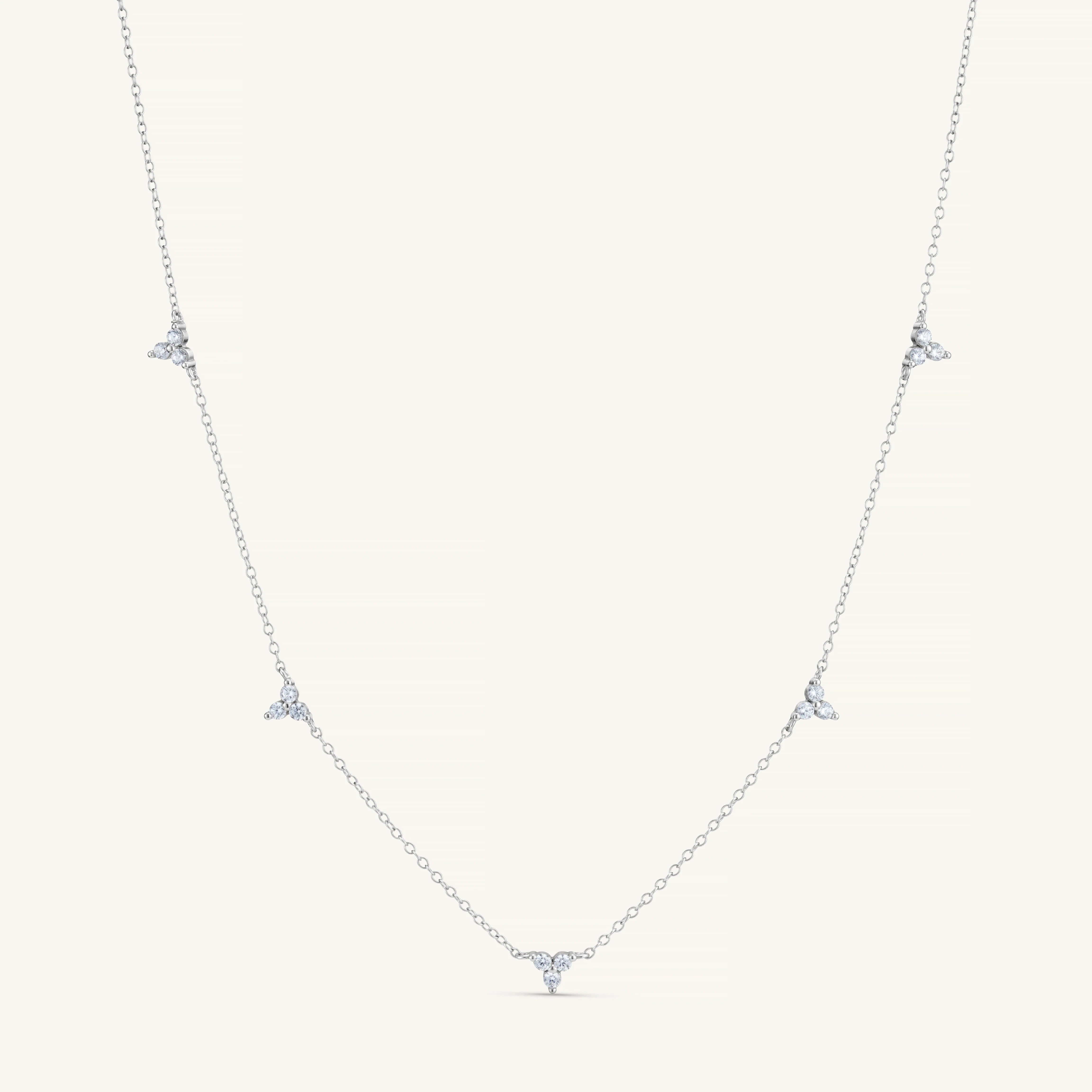 Trinity Infinity Necklace Silver